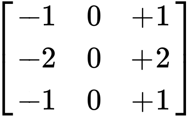 Sobel-Right Matrix