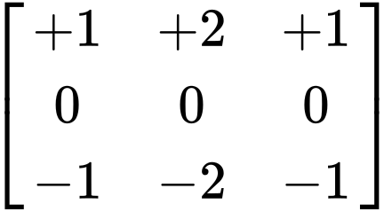 Sobel-Top Matrix